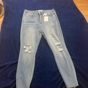 Light Blue ripped jeans from Rue21 (Ms. Cello)